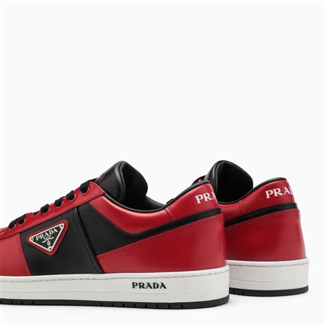 prada black red trainers|prada black trainers women.